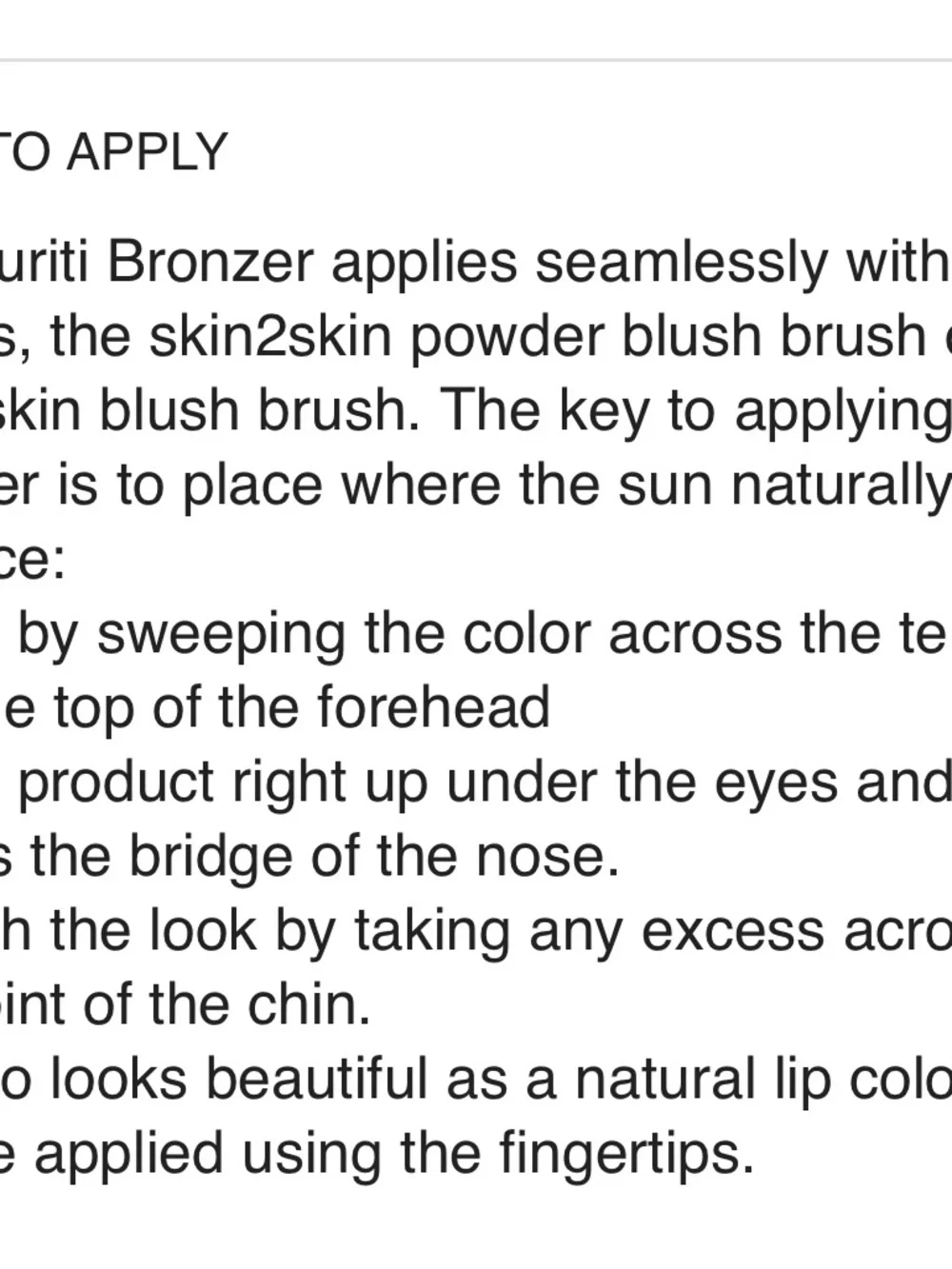 Brand New/ rms beauty Buriti Bronzer, cream bronzer